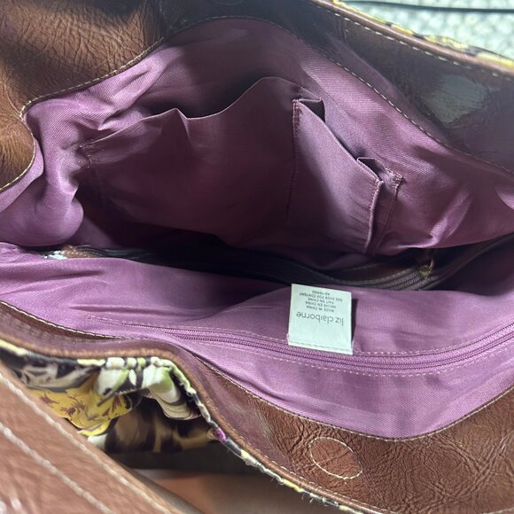 Vintage Liz Claiborne Bag - Camo and Flowers – Lots of Pockets - Picture 6 of 8